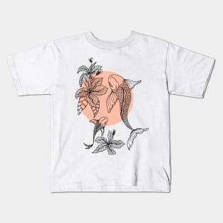 Koi Fish Hand Drawn Kids T-Shirt